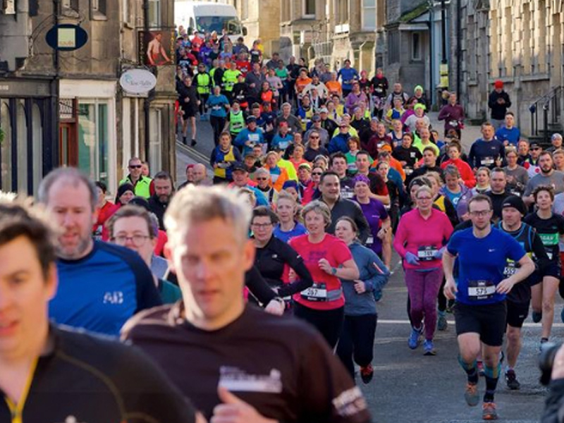 Charity runner Cambridge Half Marathon 2024